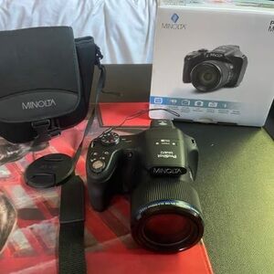 Minolta Black Digital Camera